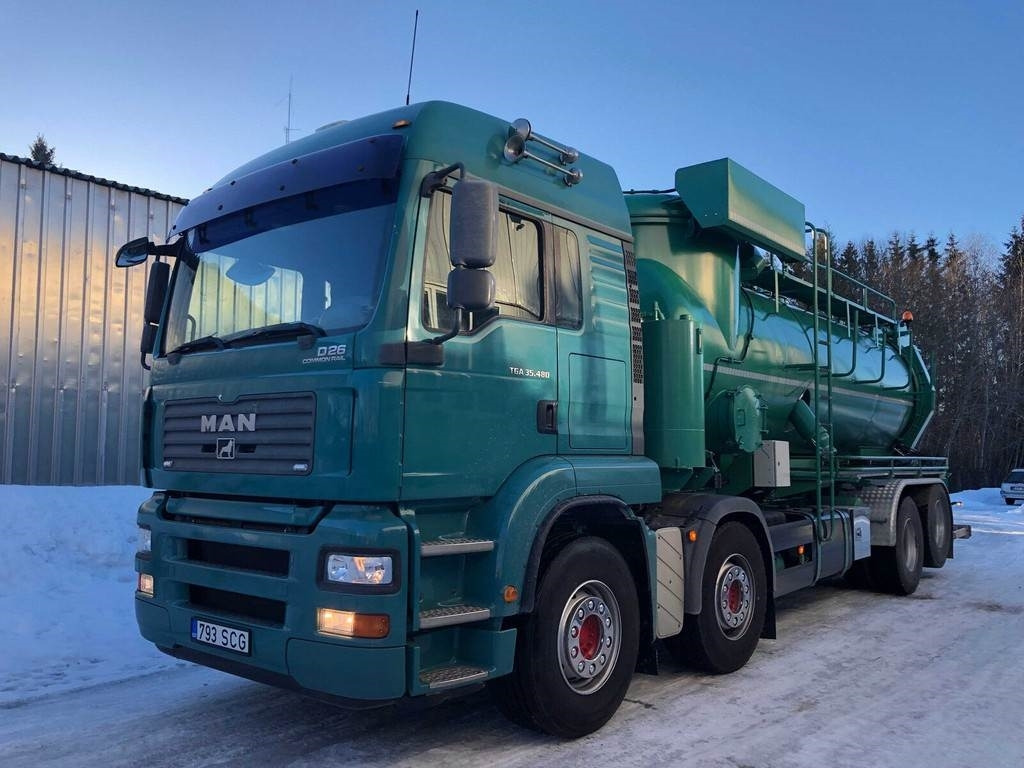 MAN TGA 35.480 8X2-4 BL DRY VACUUM 353kW - Saug-/ Spülfahrzeug: das Bild 1 MAN TGA 35.480 8X2-4 BL DRY VACUUM 353kW - Saug-/ Spülfahrzeug: das Bild 1