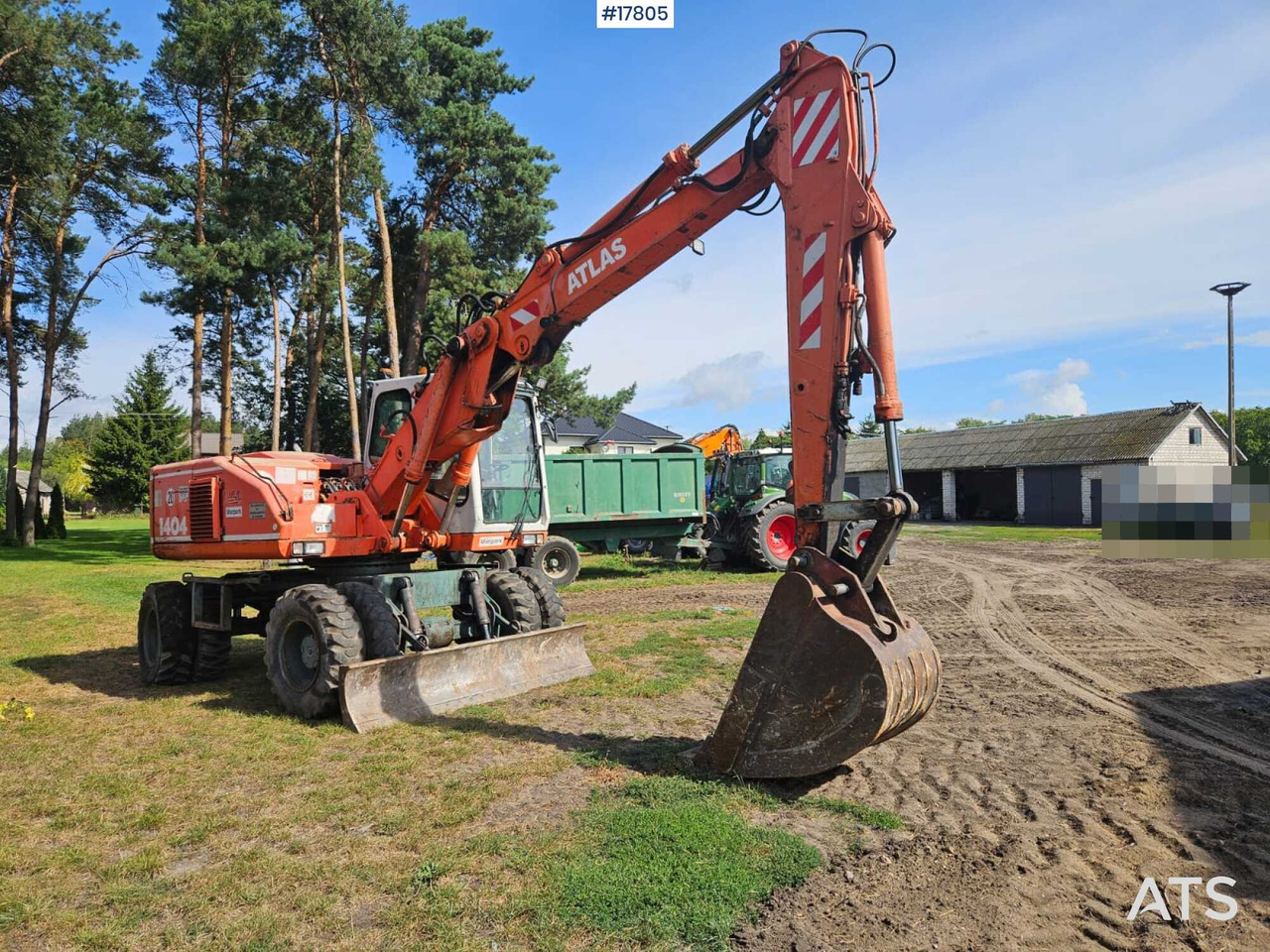 1995 Atlas 1404 - Mobilbagger: das Bild 2 1995 Atlas 1404 - Mobilbagger: das Bild 2