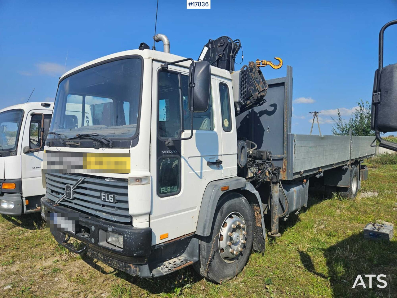 1997 Volvo FL 619 - Pritsche LKW, Autokran: das Bild 1 1997 Volvo FL 619 - Pritsche LKW, Autokran: das Bild 1