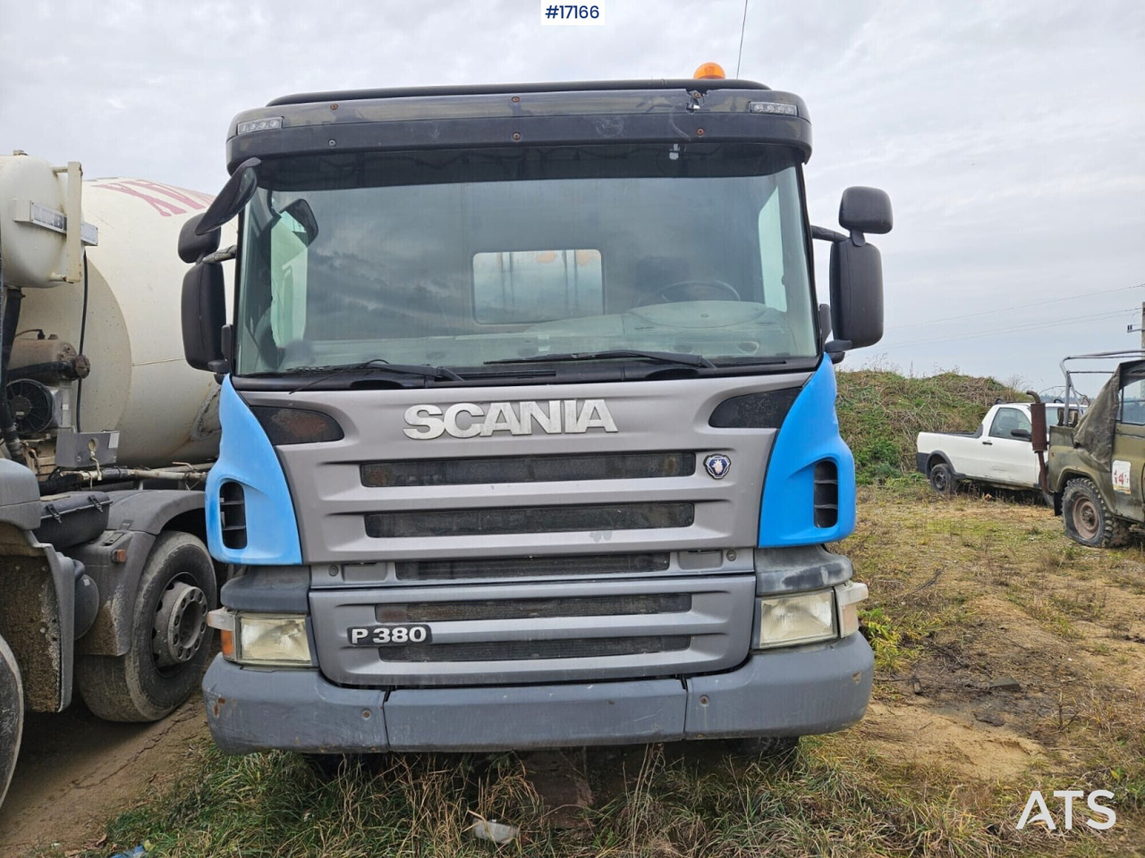 Concrete mixer on SCANIA P380 chassis (2008) - Fahrmischer: das Bild 3 Concrete mixer on SCANIA P380 chassis (2008) - Fahrmischer: das Bild 3