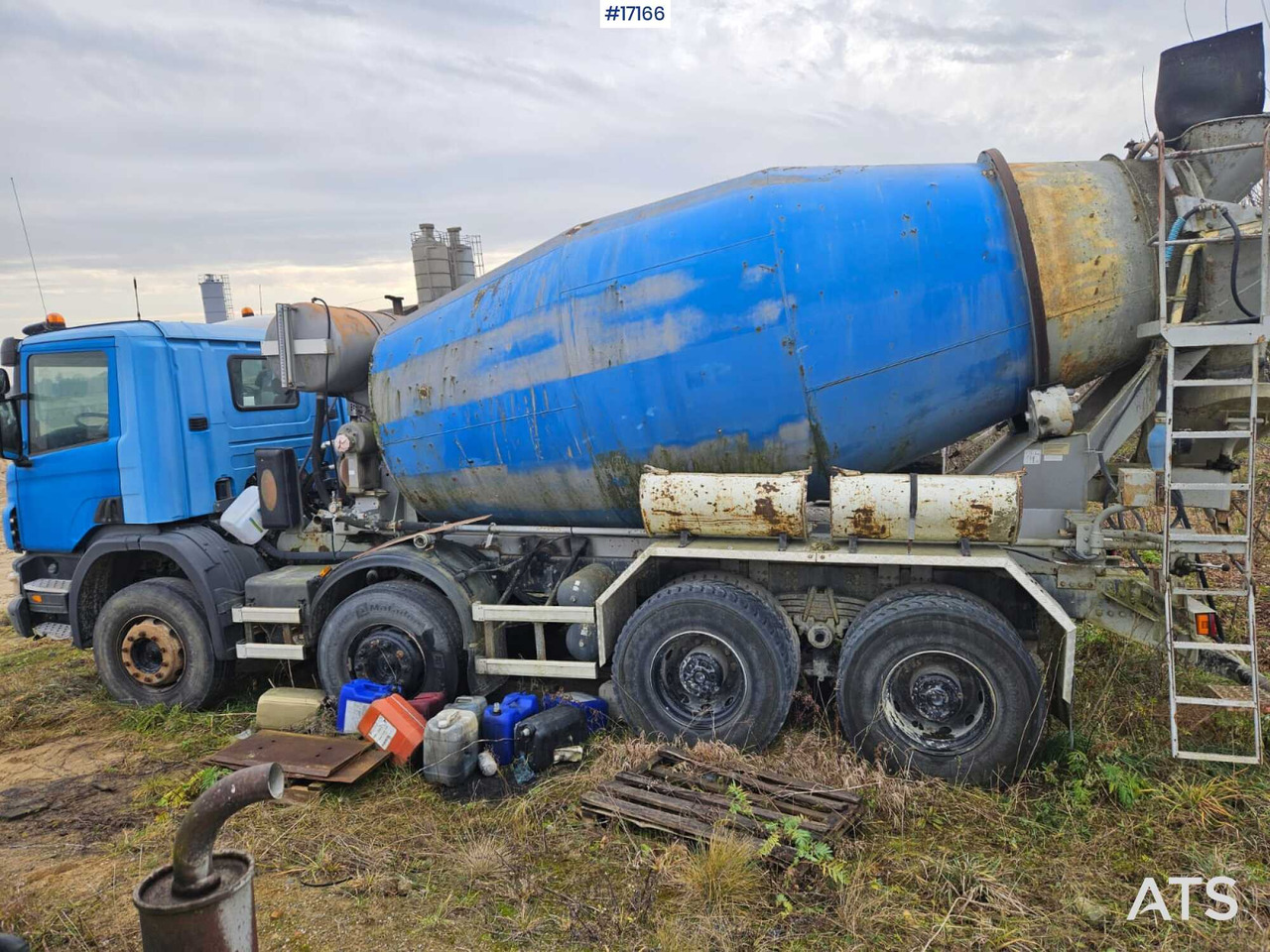 Concrete mixer on SCANIA P380 chassis (2008) - Fahrmischer: das Bild 2 Concrete mixer on SCANIA P380 chassis (2008) - Fahrmischer: das Bild 2