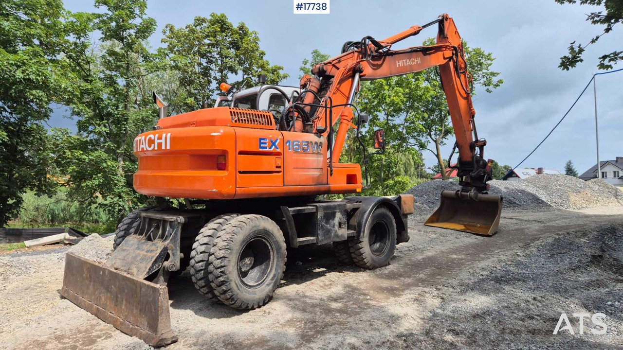 HITACHI EW 165W (2000) ROTOTILT Wheel Excavator - Mobilbagger: das Bild 5 HITACHI EW 165W (2000) ROTOTILT Wheel Excavator - Mobilbagger: das Bild 5
