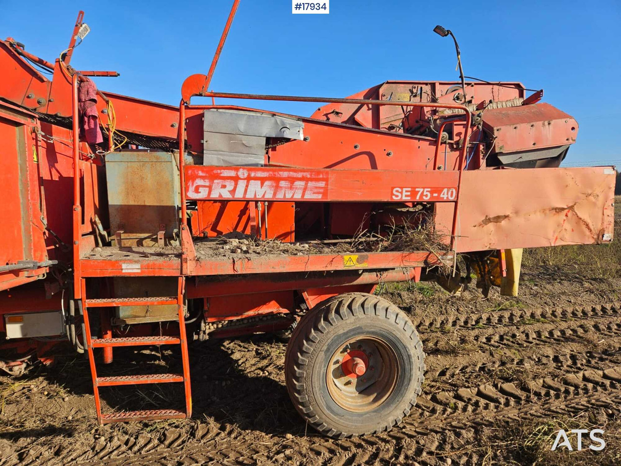 Potato harvester GRIMME SE 75/40 (1995) - Kartoffelroder: das Bild 5 Potato harvester GRIMME SE 75/40 (1995) - Kartoffelroder: das Bild 5