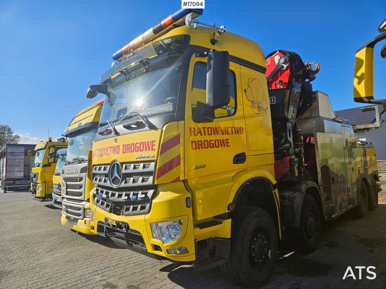 Specjalistyczny pojazd ratunkowy Mercedes Benz Arocs 4853 8x8 (2021) - Abschleppwagen: das Bild 2 Specjalistyczny pojazd ratunkowy Mercedes Benz Arocs 4853 8x8 (2021) - Abschleppwagen: das Bild 2