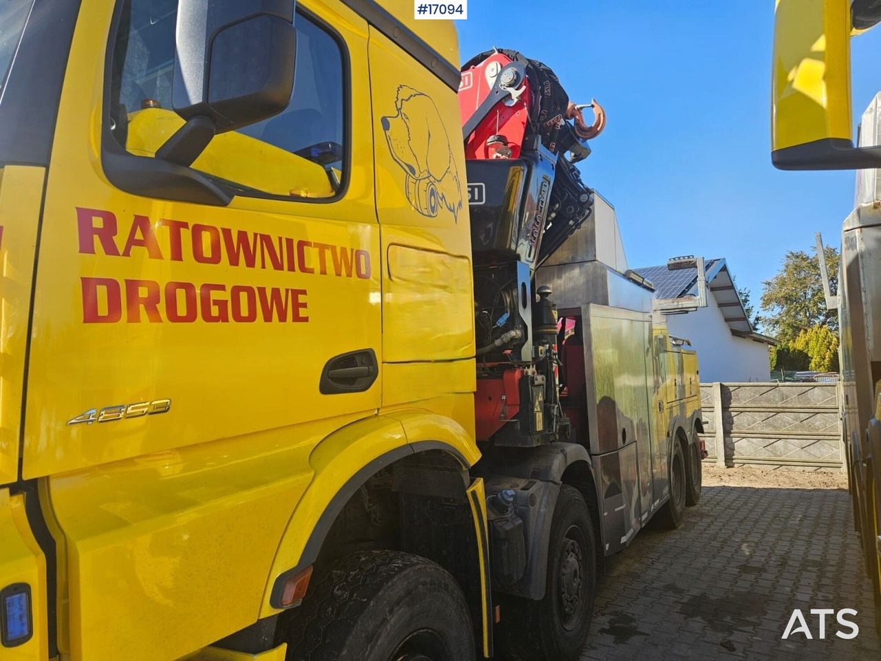 Abschleppwagen Specjalistyczny pojazd ratunkowy Mercedes Benz Arocs 4853 8x8 (2021): das Bild 9