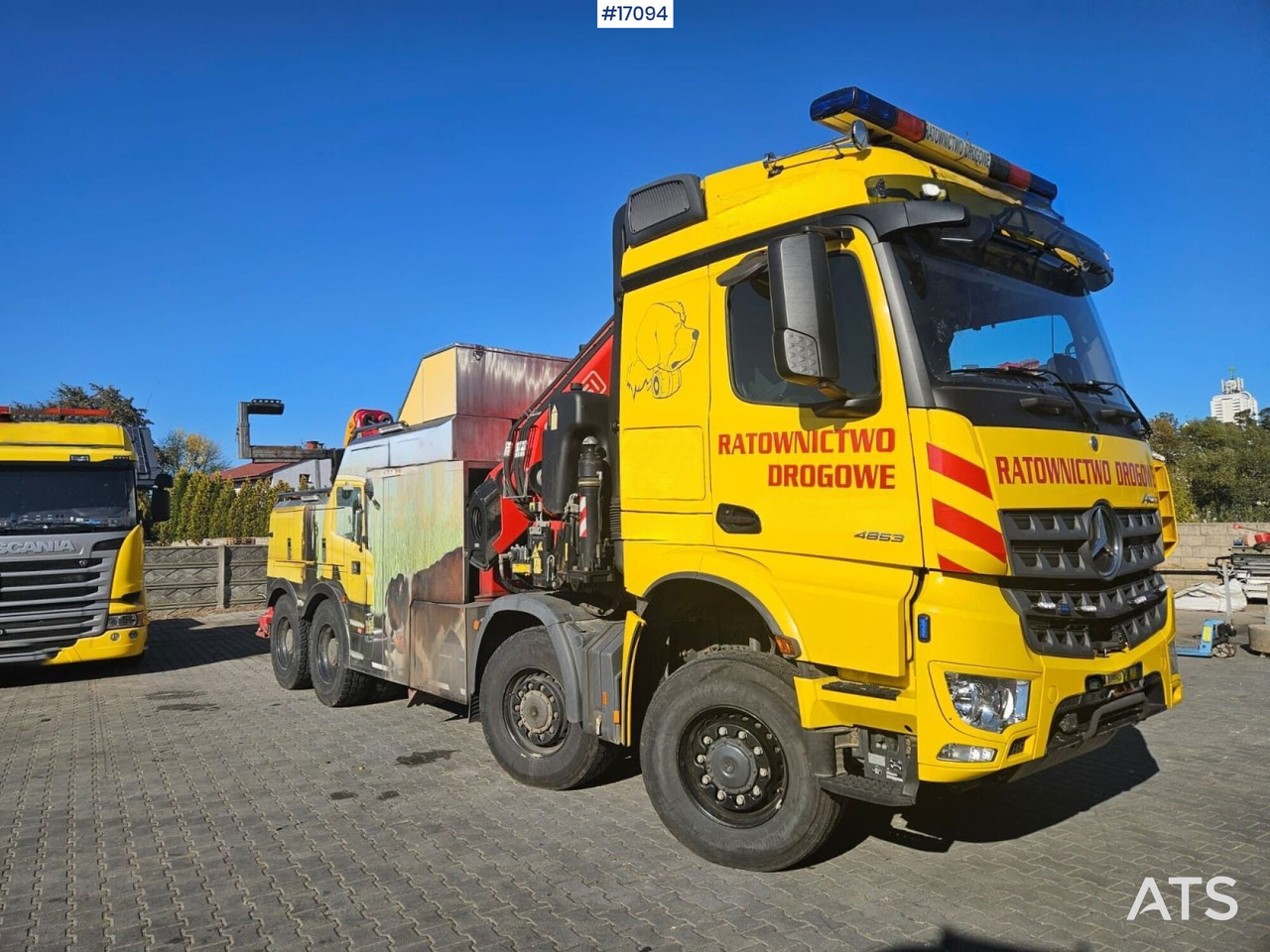Abschleppwagen Specjalistyczny pojazd ratunkowy Mercedes Benz Arocs 4853 8x8 (2021): das Bild 8