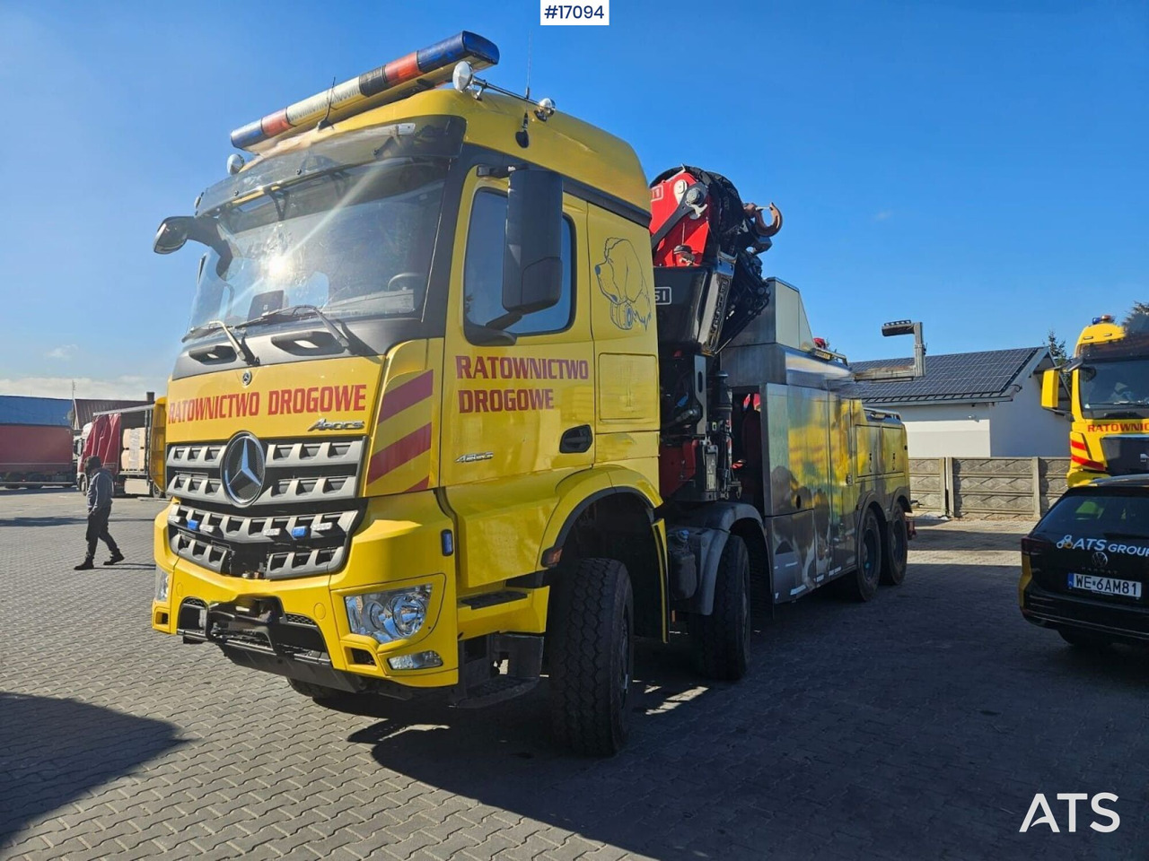 Specjalistyczny pojazd ratunkowy Mercedes Benz Arocs 4853 8x8 (2021) - Abschleppwagen: das Bild 1 Specjalistyczny pojazd ratunkowy Mercedes Benz Arocs 4853 8x8 (2021) - Abschleppwagen: das Bild 1