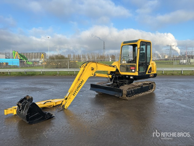 2008 Hyundai R55-7 Mini Excavator: <6.6t - Minibagger: das Bild 1 2008 Hyundai R55-7 Mini Excavator: <6.6t - Minibagger: das Bild 1