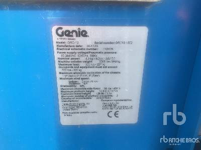 GENIE GRC-12 - Gelenkarmbühne: das Bild 5 GENIE GRC-12 - Gelenkarmbühne: das Bild 5