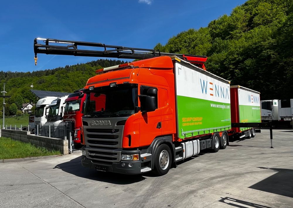 Scania G420 // Tandem // HDS Palfinger 18002 EH // Przyczepa // Oś skrętna podnoszona // Video !!! - Plane LKW, Autokran: das Bild 1 Scania G420 // Tandem // HDS Palfinger 18002 EH // Przyczepa // Oś skrętna podnoszona // Video !!! - Plane LKW, Autokran: das Bild 1