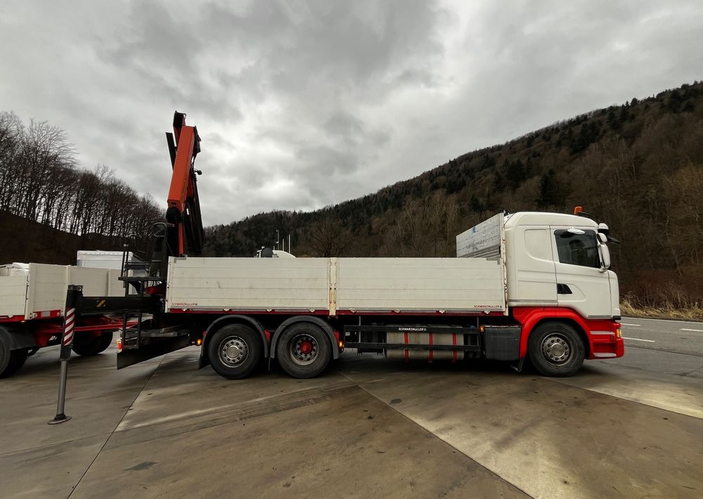 Pritsche LKW Scania R450 // 2014 // HDS Palfinger 13002 // 6x4 oś skrętna+podnoszona // Przyczepa Schwarzmuller //: das Bild 27