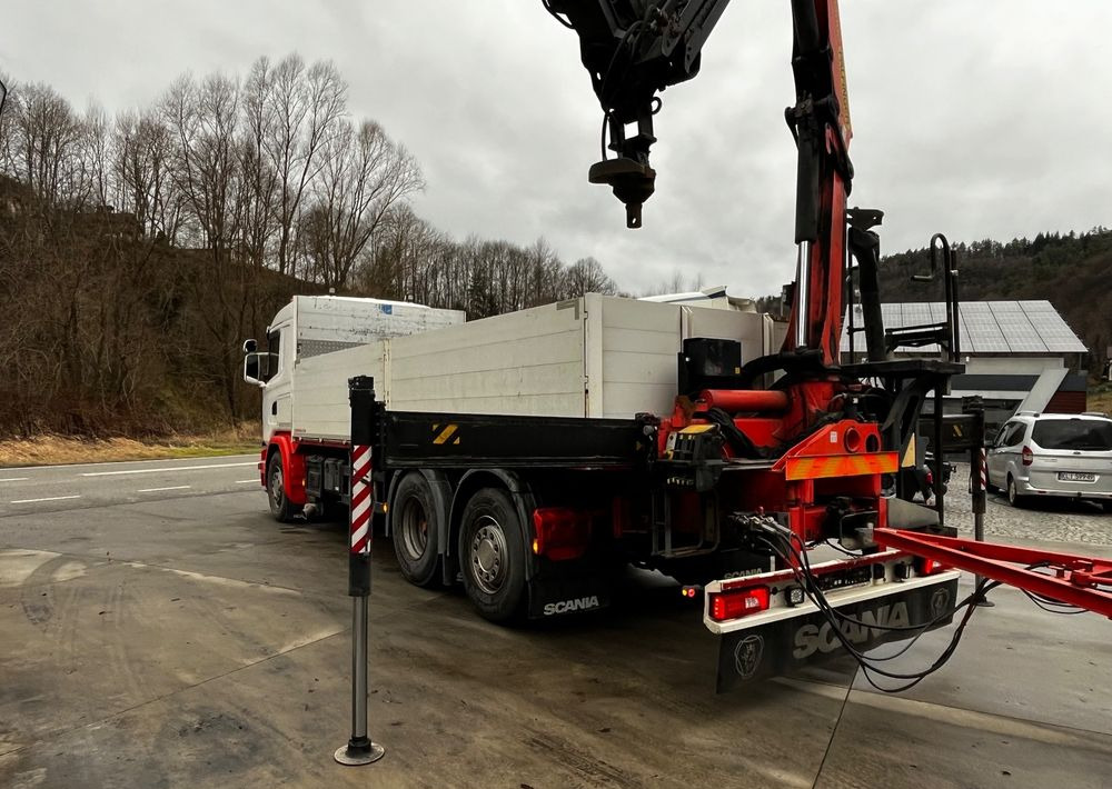 Pritsche LKW Scania R450 // 2014 // HDS Palfinger 13002 // 6x4 oś skrętna+podnoszona // Przyczepa Schwarzmuller //: das Bild 10