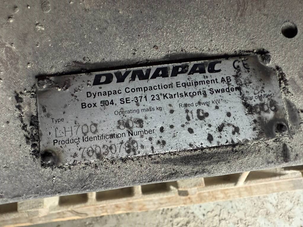 Dynapac LH 700 - Rüttelplatte: das Bild 5 Dynapac LH 700 - Rüttelplatte: das Bild 5