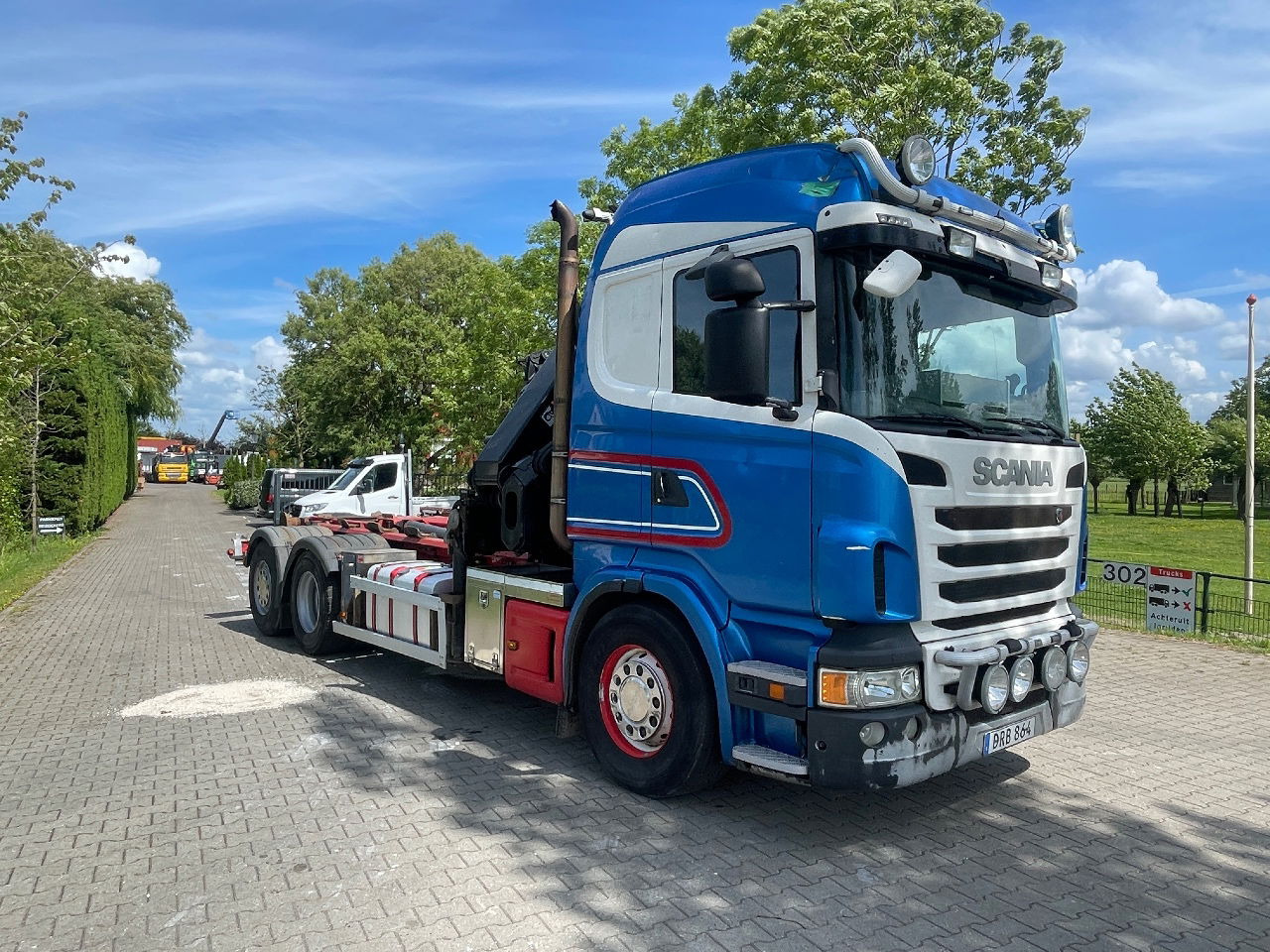Scania R480 with hiab hookloader and hiab 262 EP5 with remote crane 2019 - Containerwagen/ Wechselfahrgestell LKW, Autokran: das Bild 4 Scania R480 with hiab hookloader and hiab 262 EP5 with remote crane 2019 - Containerwagen/ Wechselfahrgestell LKW, Autokran: das Bild 4