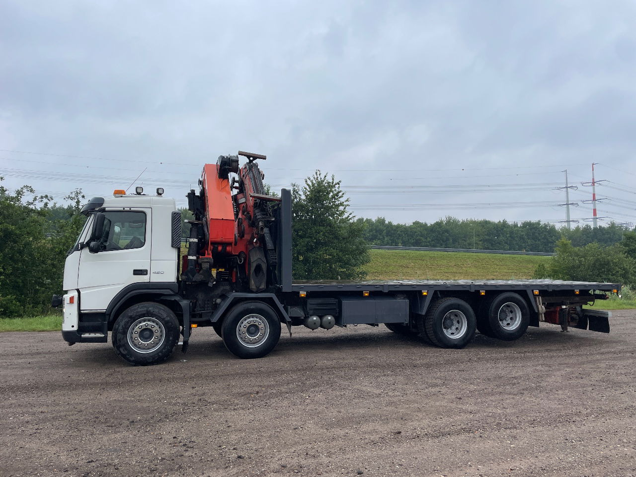 Volvo FM 12.420 with palfinger PK56002 with jib and winch, excellent condition - Autokran: das Bild 4 Volvo FM 12.420 with palfinger PK56002 with jib and winch, excellent condition - Autokran: das Bild 4
