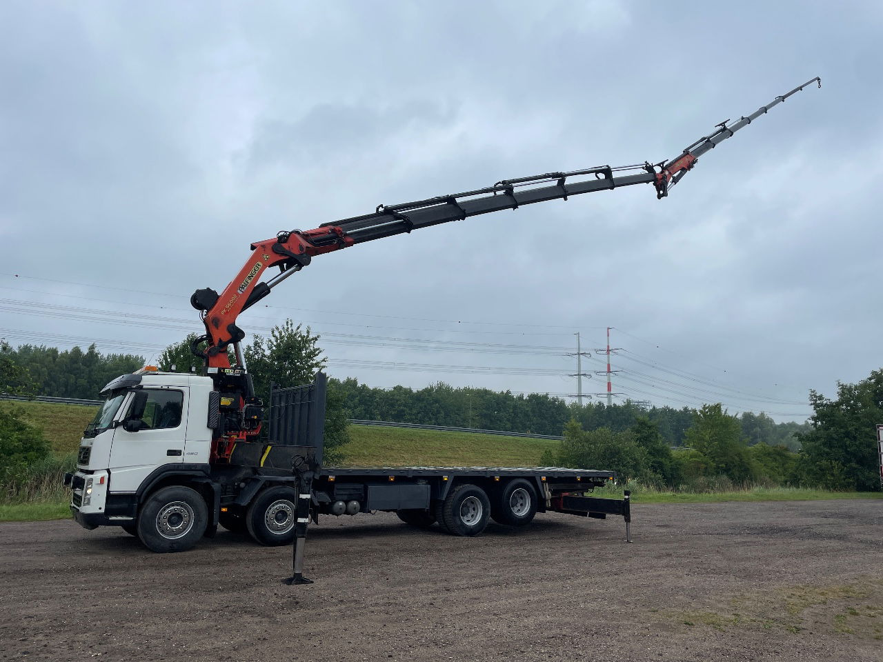 Volvo FM 12.420 with palfinger PK56002 with jib and winch, excellent condition - Autokran: das Bild 2 Volvo FM 12.420 with palfinger PK56002 with jib and winch, excellent condition - Autokran: das Bild 2