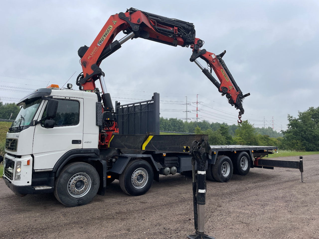Volvo FM 12.420 with palfinger PK56002 with jib and winch, excellent condition - Autokran: das Bild 1 Volvo FM 12.420 with palfinger PK56002 with jib and winch, excellent condition - Autokran: das Bild 1