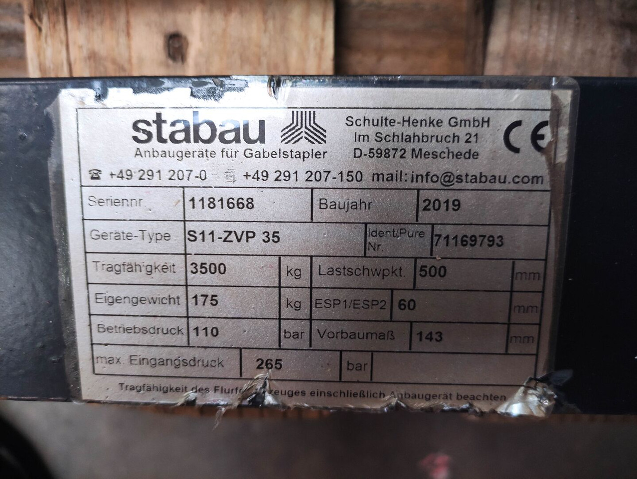 Stabau S11-ZVP35 - Gabel: das Bild 5 Stabau S11-ZVP35 - Gabel: das Bild 5