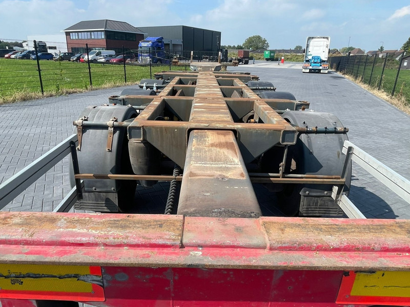 Nooteboom FT-43-03V 2X EXTENDABLE, ALL CONNECTIONS, LIFT AXLE. - Container/ Wechselfahrgestell Auflieger: das Bild 4 Nooteboom FT-43-03V 2X EXTENDABLE, ALL CONNECTIONS, LIFT AXLE. - Container/ Wechselfahrgestell Auflieger: das Bild 4