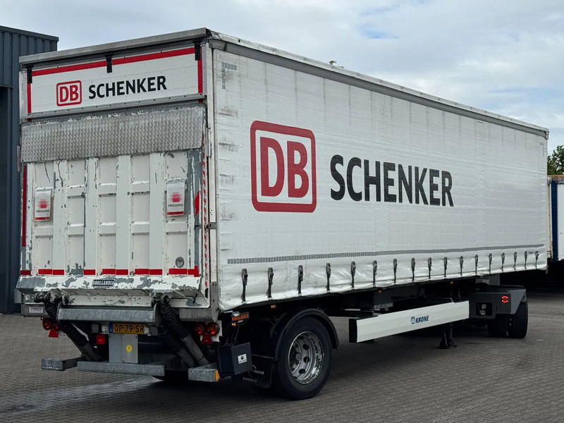Krone City trailer met schuifzeilen / 2500 Laadklep / Stuur-as / APK - Planenauflieger: das Bild 1 Krone City trailer met schuifzeilen / 2500 Laadklep / Stuur-as / APK - Planenauflieger: das Bild 1