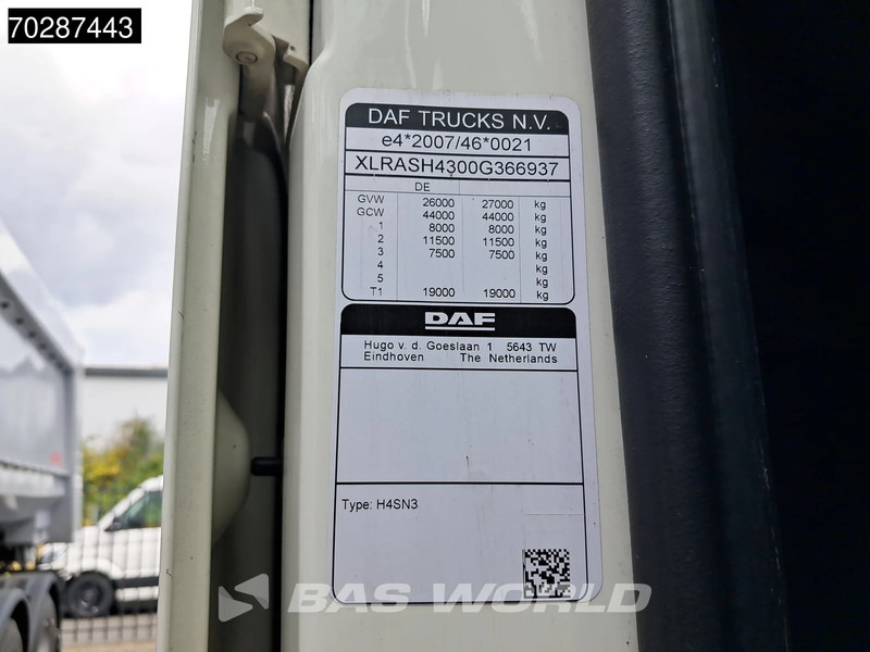 Containerwagen/ Wechselfahrgestell LKW DAF XF 480 6X2 Automatic SSC FAN Retarder Lift+steering Axle Euro 6: das Bild 7