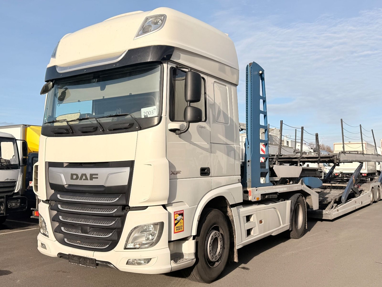 DAF XF 480 Retarder SSC + 2017 Eurolohr, VDI 2700 - Autotransporter LKW: das Bild 4 DAF XF 480 Retarder SSC + 2017 Eurolohr, VDI 2700 - Autotransporter LKW: das Bild 4