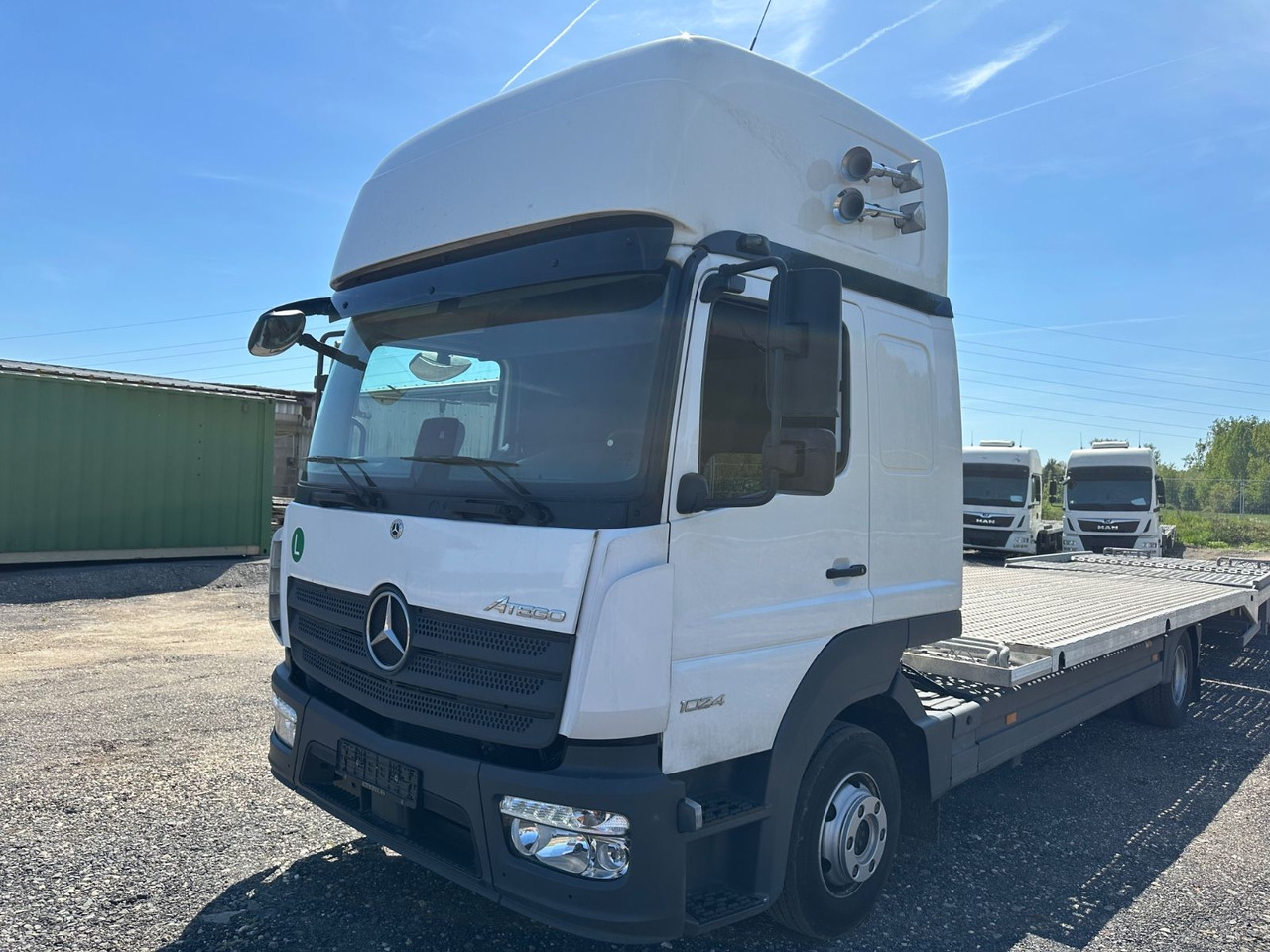Mercedes-Benz Atego 1024 Flachzug 2-Bett Winde VDI2700 - Autotransporter LKW: das Bild 2 Mercedes-Benz Atego 1024 Flachzug 2-Bett Winde VDI2700 - Autotransporter LKW: das Bild 2