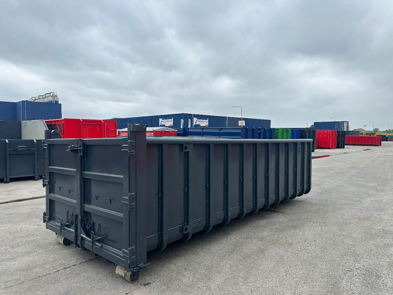 Sidalco 20 m3 Franse deur klep combinatie - Abrollcontainer: das Bild 2 Sidalco 20 m3 Franse deur klep combinatie - Abrollcontainer: das Bild 2