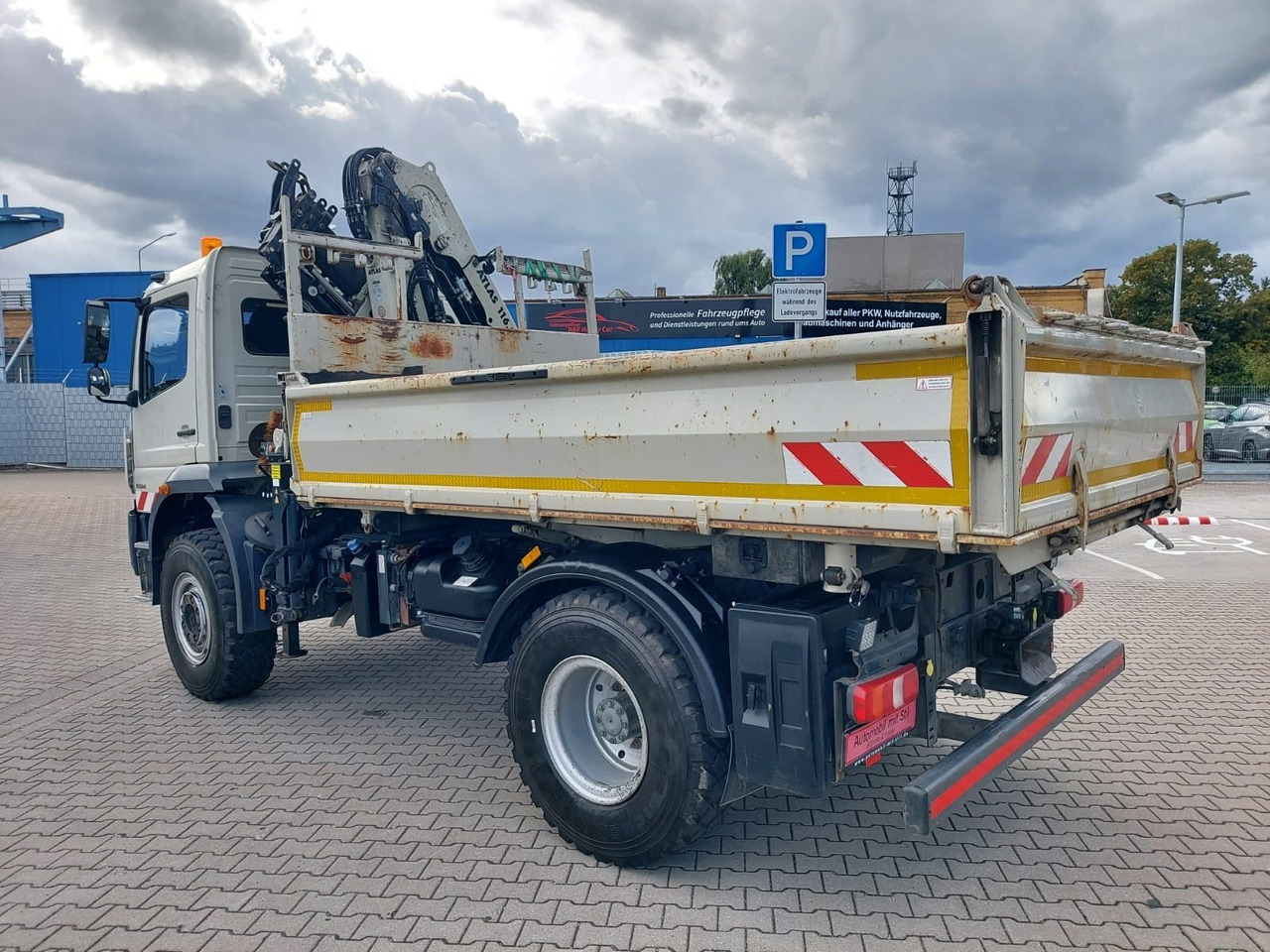Kipper, Autokran Mercedes-Benz Atego / 1324 MEILER 4X4 KRAN ATLAS 116.3: das Bild 9