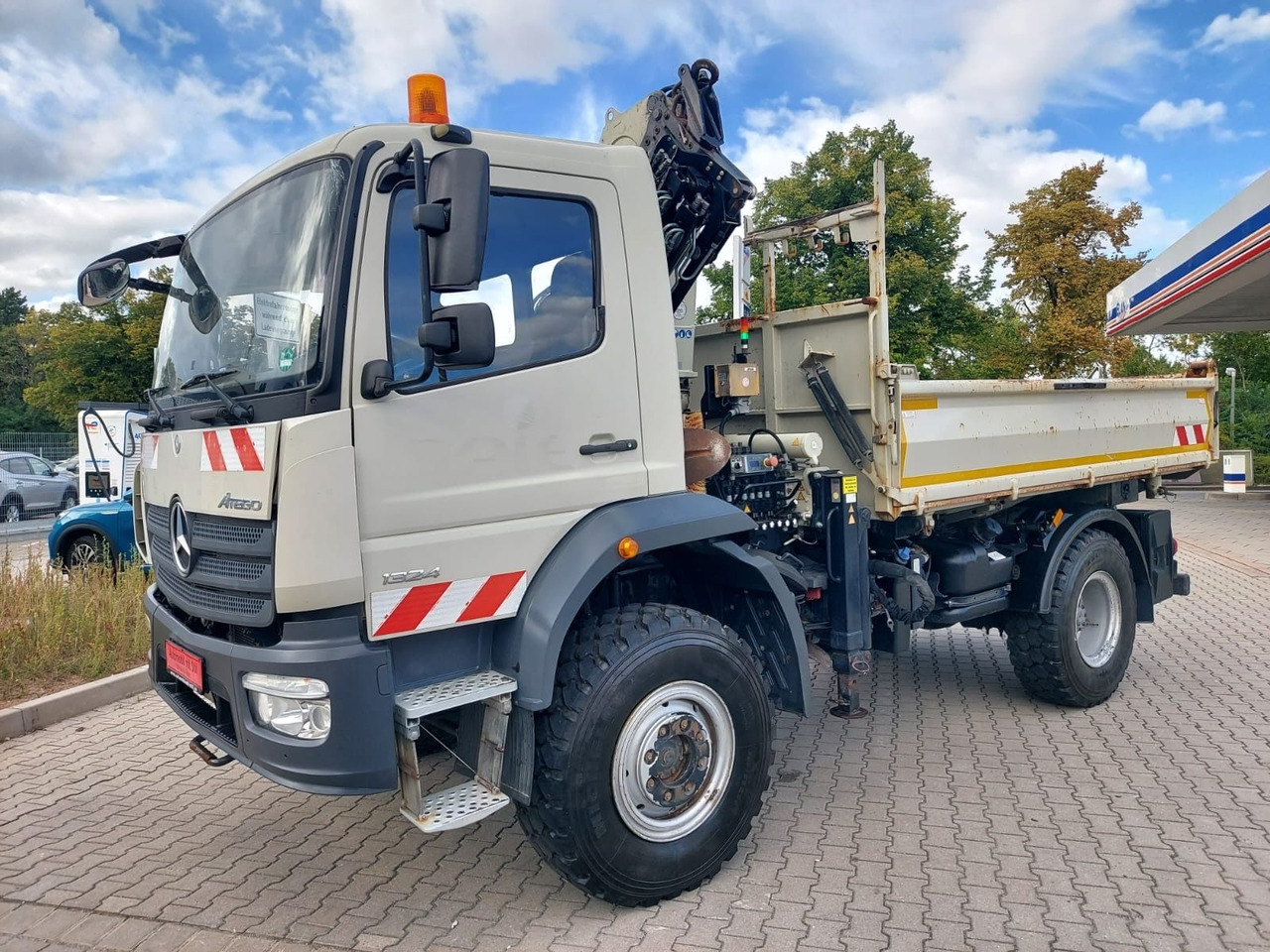 Mercedes-Benz Atego / 1324 MEILER 4X4 KRAN ATLAS 116.3 - Kipper, Autokran: das Bild 1 Mercedes-Benz Atego / 1324 MEILER 4X4 KRAN ATLAS 116.3 - Kipper, Autokran: das Bild 1