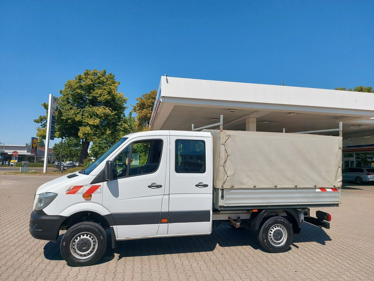 Personentransporter Mercedes-Benz Sprinter II Pritsche DoKa 6 Sitze 316 CDI 4X4: das Bild 9