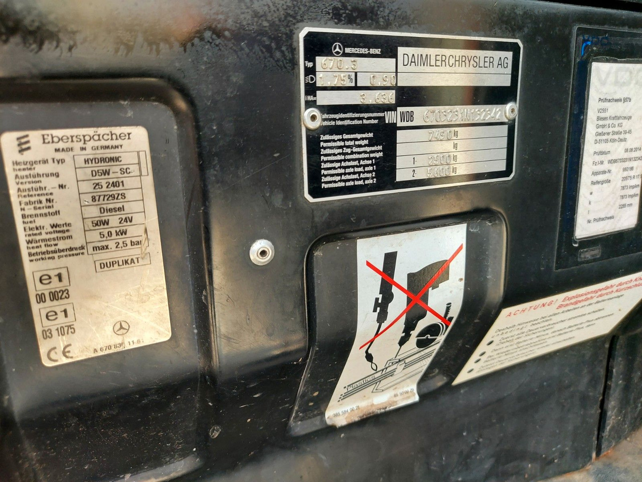 Mercedes-Benz VARIO 816D 4x4 HUB Steiger Ruthmann K130 - LKW mit Arbeitsbühne: das Bild 3 Mercedes-Benz VARIO 816D 4x4 HUB Steiger Ruthmann K130 - LKW mit Arbeitsbühne: das Bild 3