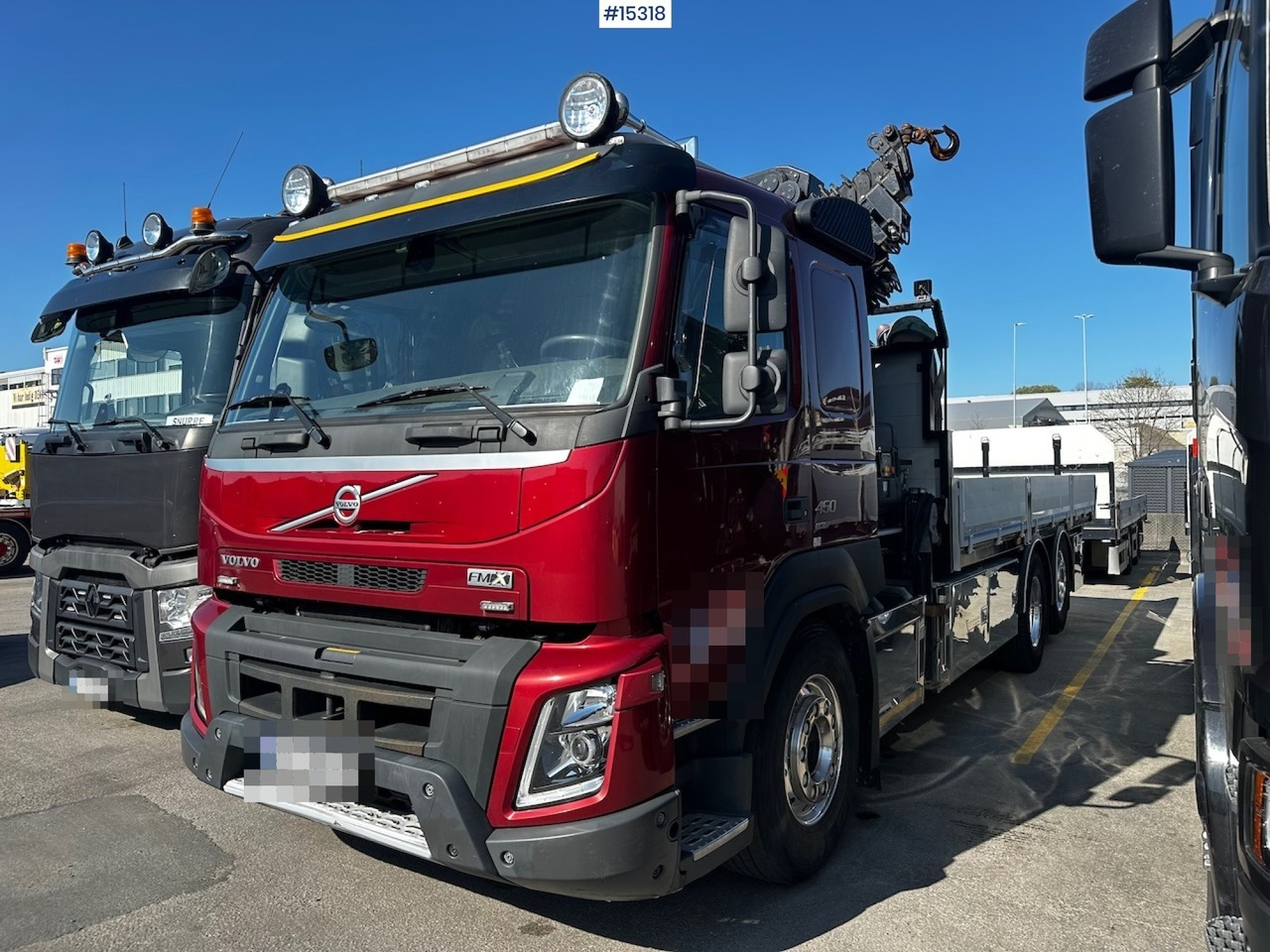 Volvo FMX 450 - Pritsche LKW, Autokran: das Bild 1 Volvo FMX 450 - Pritsche LKW, Autokran: das Bild 1