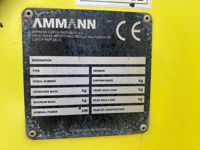 Ammann ARX26K NVT - Walzen: das Bild 5 Ammann ARX26K NVT - Walzen: das Bild 5