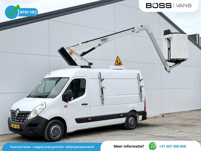 Renault Master T35 2.3 DCi Hoogwerker Hubarbeitsbühne 12,5 Meter Versalift Airco Cruise Control - Transporter: das Bild 1 Renault Master T35 2.3 DCi Hoogwerker Hubarbeitsbühne 12,5 Meter Versalift Airco Cruise Control - Transporter: das Bild 1