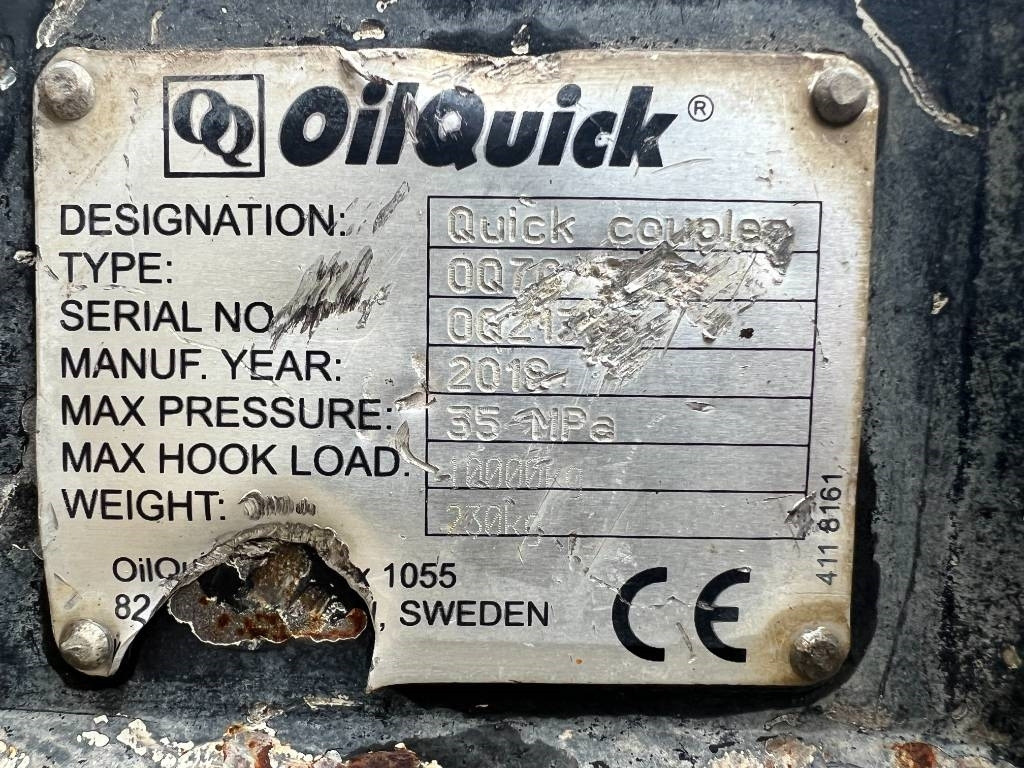 OilQuick OQ70/55 - Schnellwechsler für Baumaschine: das Bild 2 OilQuick OQ70/55 - Schnellwechsler für Baumaschine: das Bild 2