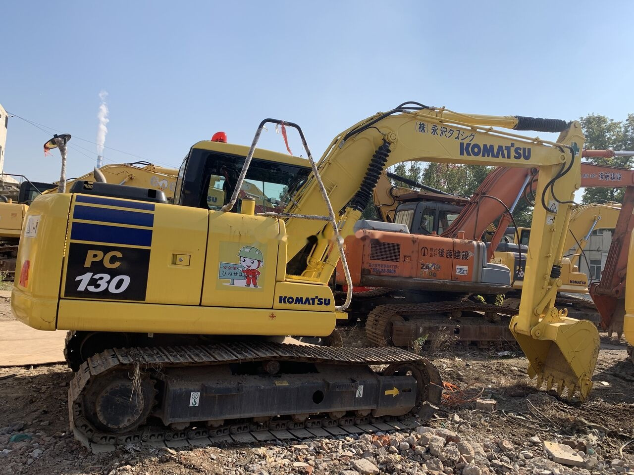 Komatsu PC130 - Kettenbagger: das Bild 1 Komatsu PC130 - Kettenbagger: das Bild 1