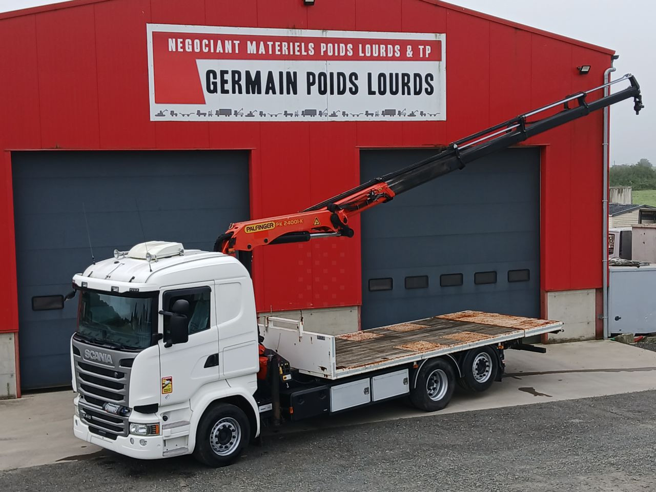 SCANIA 410 6x2 Standard platform Truck - Pritsche LKW, Autokran: das Bild 1 SCANIA 410 6x2 Standard platform Truck - Pritsche LKW, Autokran: das Bild 1