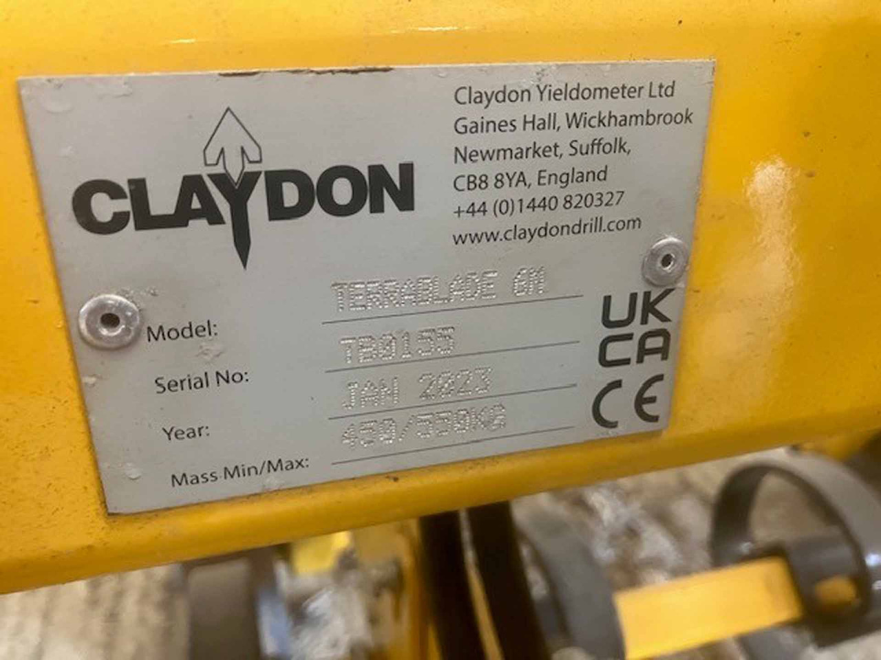Claydon Terrablade 6m - Technik für Bodenbearbeitung: das Bild 4 Claydon Terrablade 6m - Technik für Bodenbearbeitung: das Bild 4