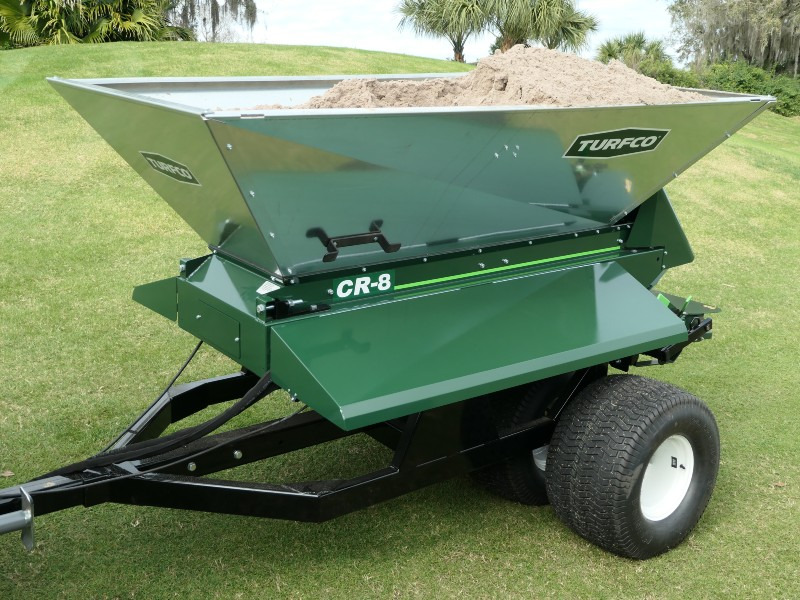 Turfco CR-8 Trailed Top Dresser - Salzstreuer: das Bild 3 Turfco CR-8 Trailed Top Dresser - Salzstreuer: das Bild 3