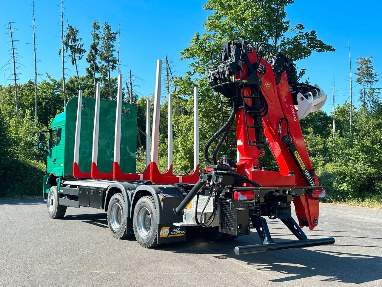 MAN TGS 33.510 6X4 BB Euro6e EPSILON 150Z - Holztransporter, Autokran: das Bild 4 MAN TGS 33.510 6X4 BB Euro6e EPSILON 150Z - Holztransporter, Autokran: das Bild 4