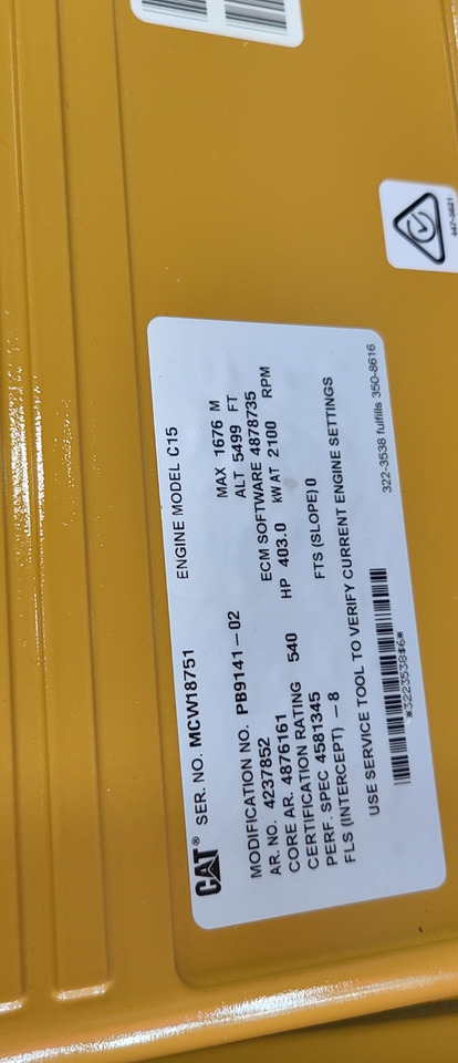 Caterpillar C15 - Motor: das Bild 3 Caterpillar C15 - Motor: das Bild 3