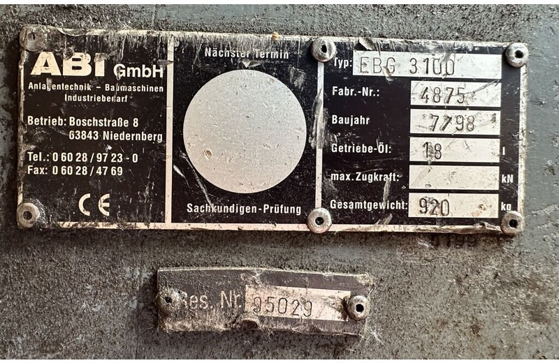 Abi RE 10/12000 Pile Drive & Drill - Ramme: das Bild 4 Abi RE 10/12000 Pile Drive & Drill - Ramme: das Bild 4