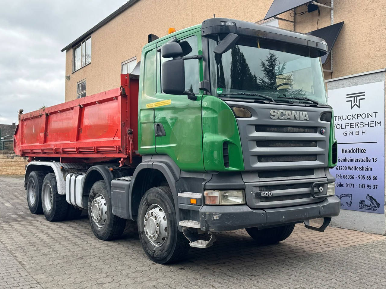 Scania R500/V8/BB/KLIMA/8x4/Dautel/Top-Zustand! - Kipper: das Bild 1 Scania R500/V8/BB/KLIMA/8x4/Dautel/Top-Zustand! - Kipper: das Bild 1