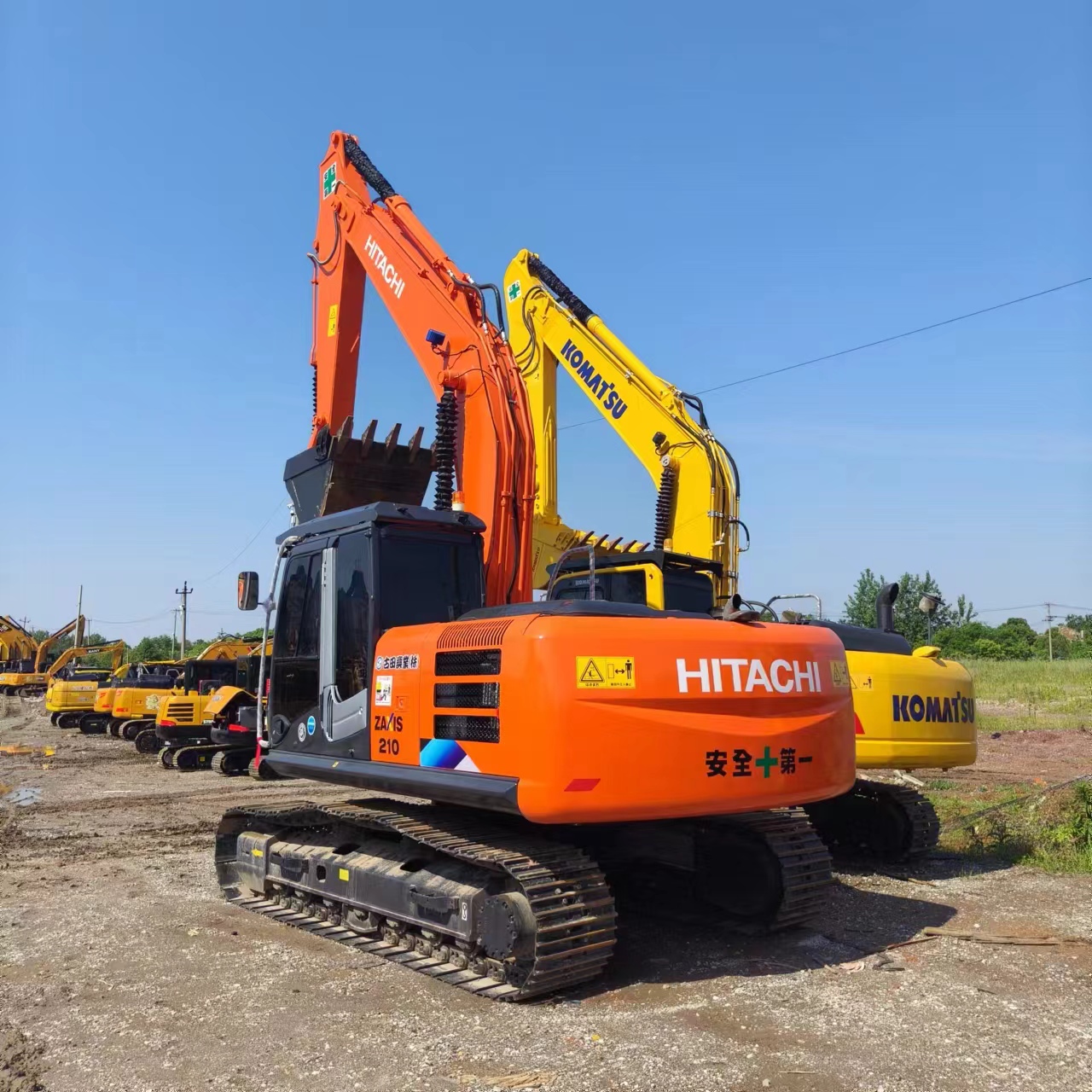 HITACHI ZX210 - Kettenbagger: das Bild 1 HITACHI ZX210 - Kettenbagger: das Bild 1