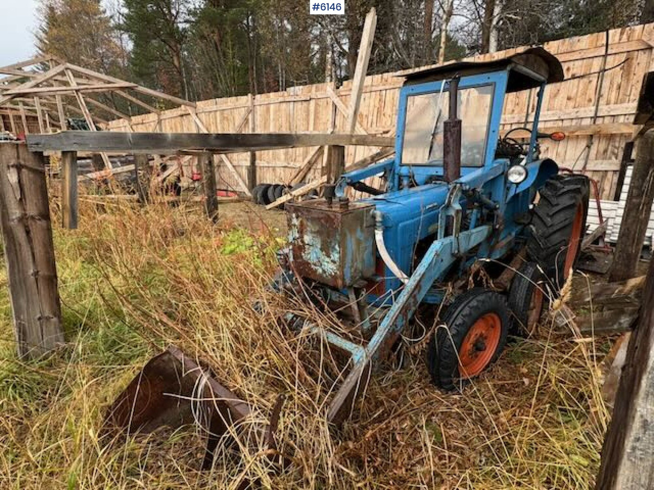 1962 Fordson Dexta with Hamjern backhoe attachment - Traktor: das Bild 1 1962 Fordson Dexta with Hamjern backhoe attachment - Traktor: das Bild 1
