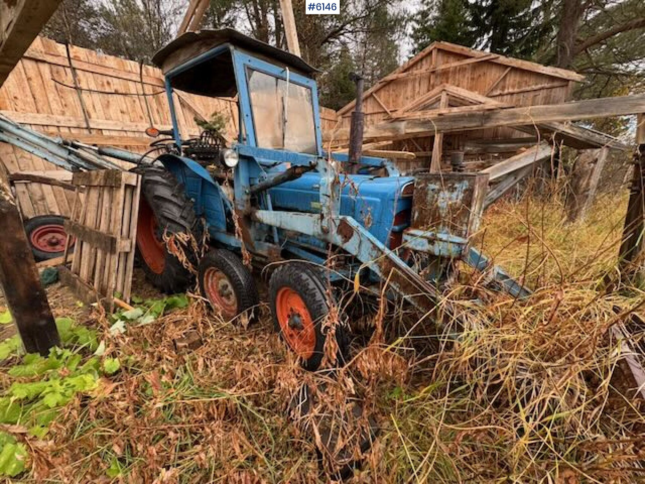 1962 Fordson Dexta with Hamjern backhoe attachment - Traktor: das Bild 2 1962 Fordson Dexta with Hamjern backhoe attachment - Traktor: das Bild 2