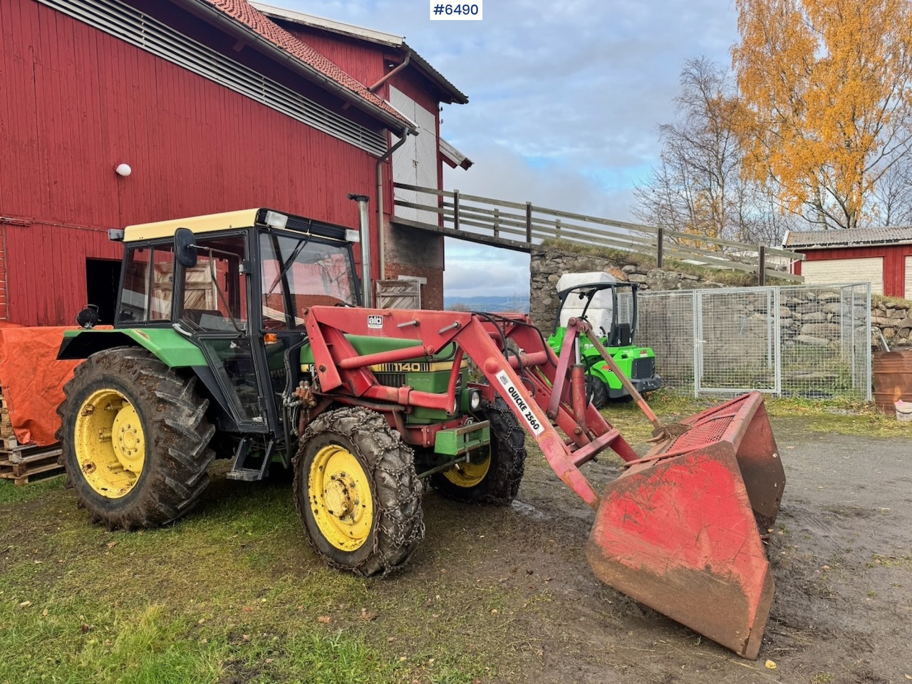 1980 John Deere 1140 w/ Front loader and bucket. - Traktor: das Bild 2 1980 John Deere 1140 w/ Front loader and bucket. - Traktor: das Bild 2