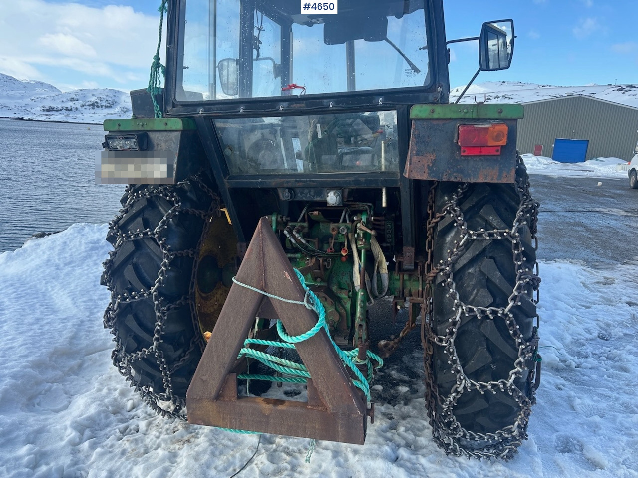 1981 John Deere 2040 w/ loader, triangle, snow blower, pallet forks and hydraulic unit. WATCH VIDEO. - Traktor: das Bild 5 1981 John Deere 2040 w/ loader, triangle, snow blower, pallet forks and hydraulic unit. WATCH VIDEO. - Traktor: das Bild 5