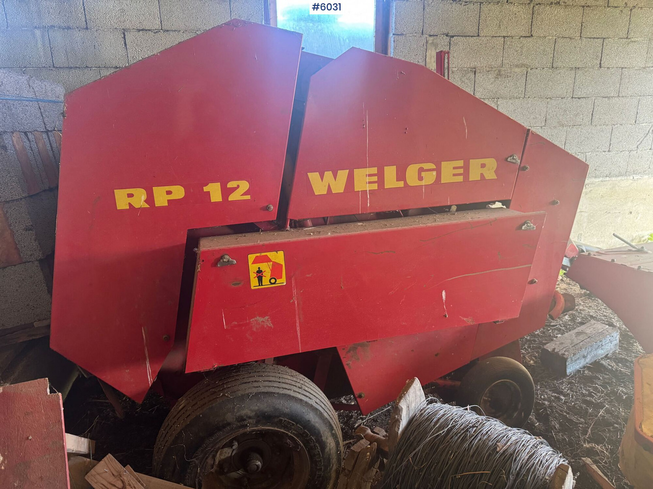 1983 Welger RP 12 round baler - Grünlandtechnik: das Bild 3 1983 Welger RP 12 round baler - Grünlandtechnik: das Bild 3